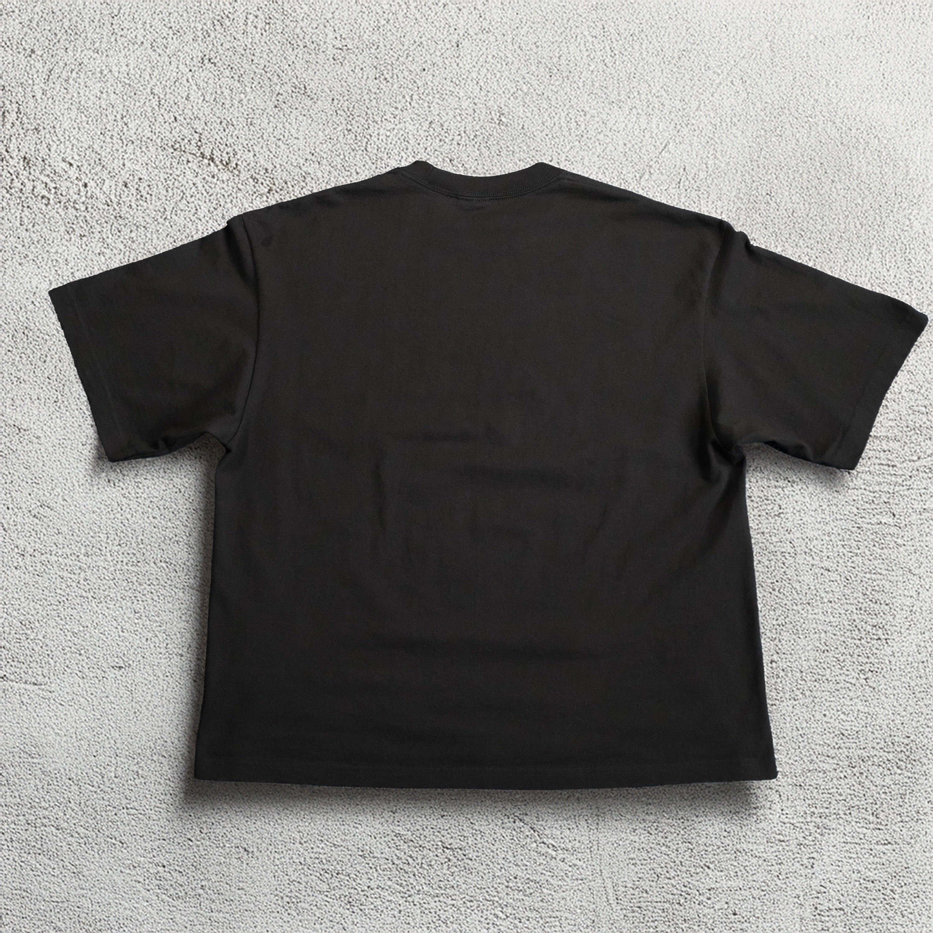 BLACK BACK IN BUSINESS TEE